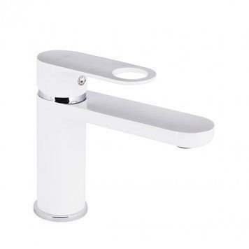 Змішувач для раковини Qtap Jay QTJAY270CRW45551 Chrome/White SD00051675 фото