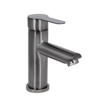 Змішувач для раковини Brinex Pure 001F низький Graphite BRIPUR001FGRP SD00053171 фото