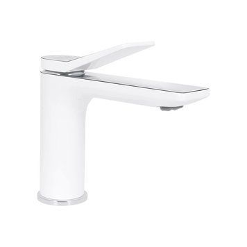 Змішувач для раковини Qtap Presto QTPRE270CRW45576 Chrome/White SD00051700 фото