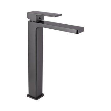 Змішувач для раковини Qtap Gemini високий QTGEM269GMB45680 Gunmetal Black PVD SD00051804 фото
