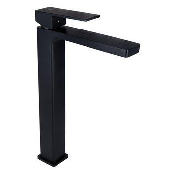 Змішувач для раковини Qtap Gemini високий QTGEM269BLM45678 Black Matt SD00051802 фото